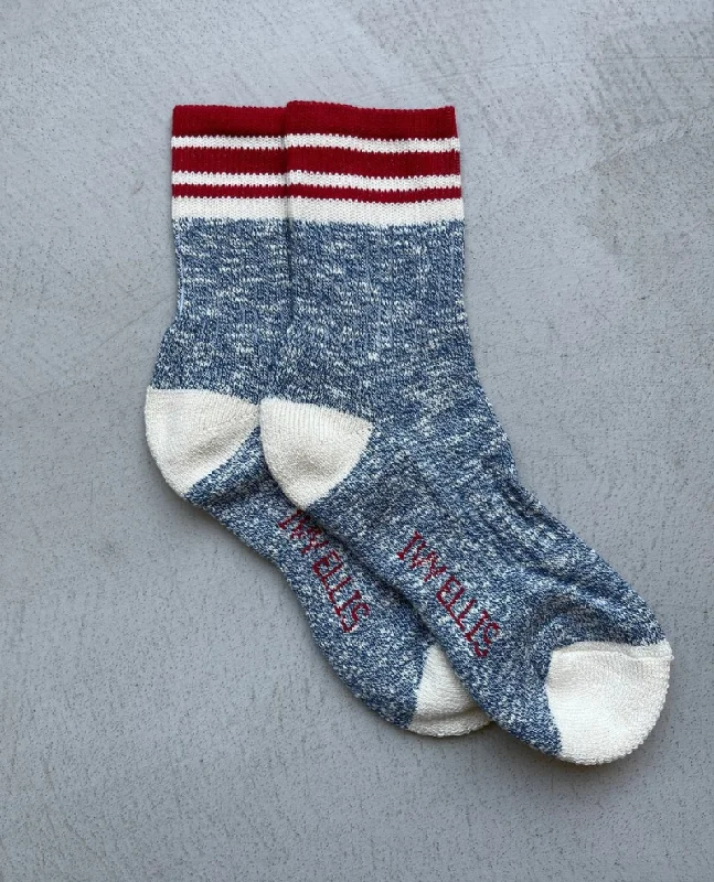 Formal silk socks-Ivy Ellis Highland Coast Dornoch Blue Socks