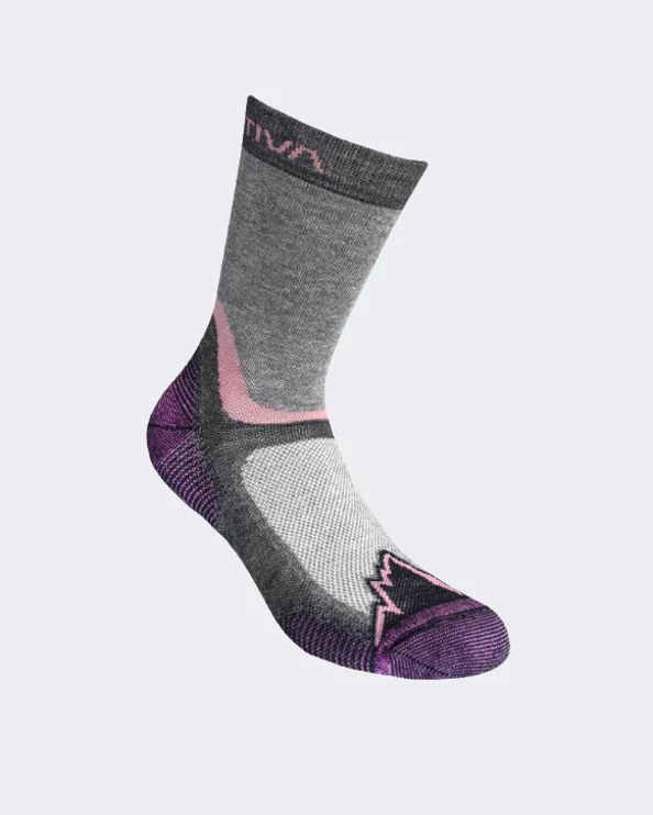 Cozy cable socks-La Sportiva X-Cursion Men Hiking Sock Cloud/Blush 69D907405