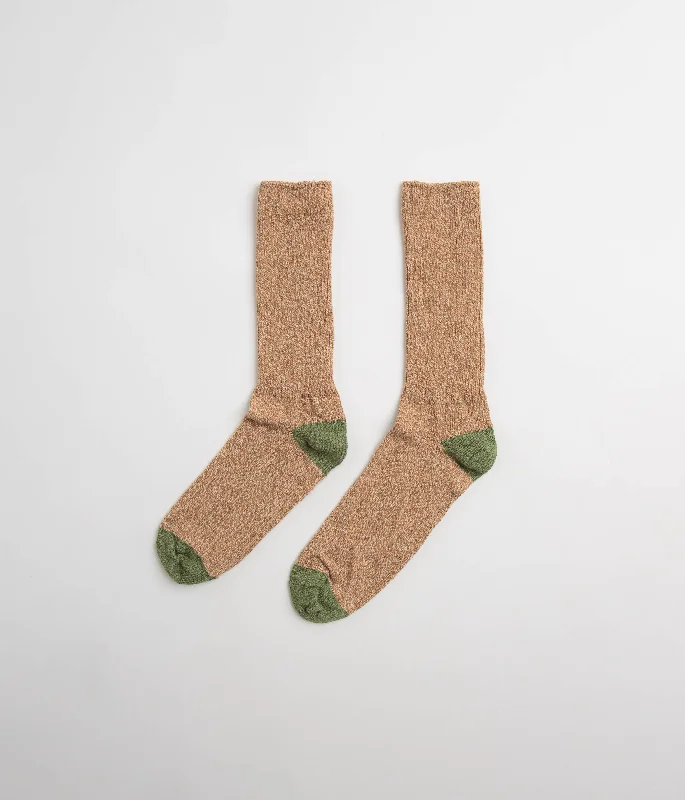 Plush fuzzy socks-Mollusk Utility Socks - Clay