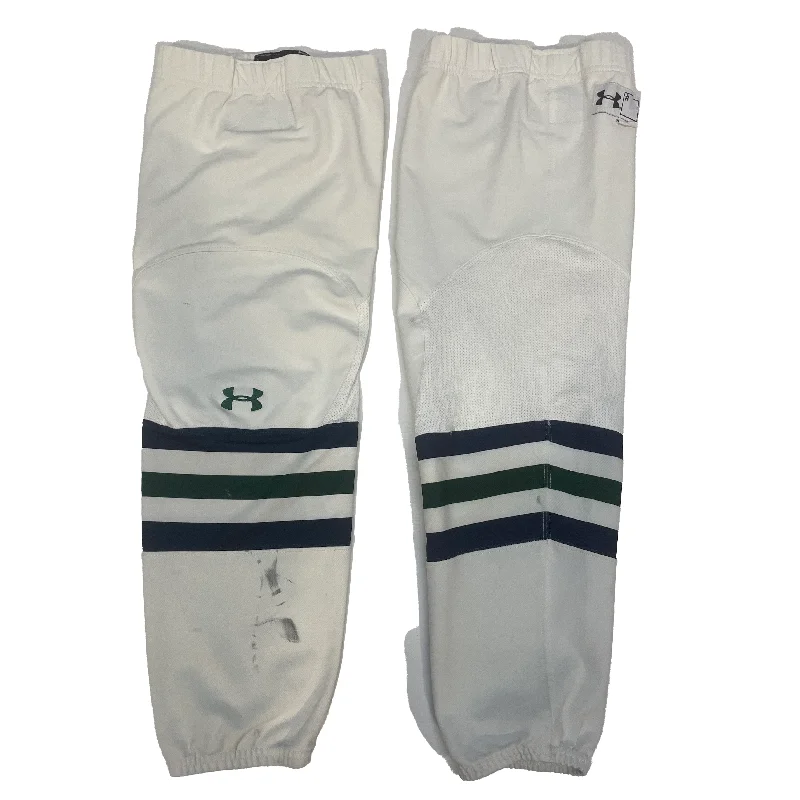 Plush animal socks-NCAA - Used Under Armour Socks (White/Navy/Green)