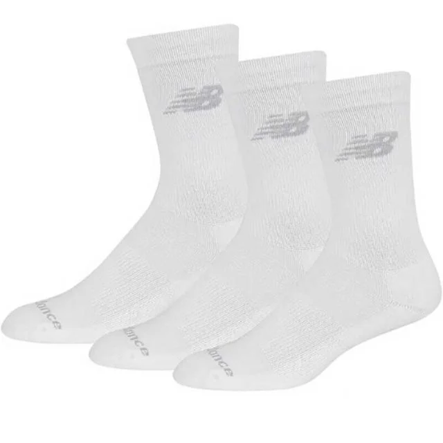 Athletic fuzzy socks-New Balance Unisex Performance Sock White