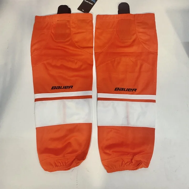 Bold animal socks-New - Bauer Premium Practice Socks (Orange/White)