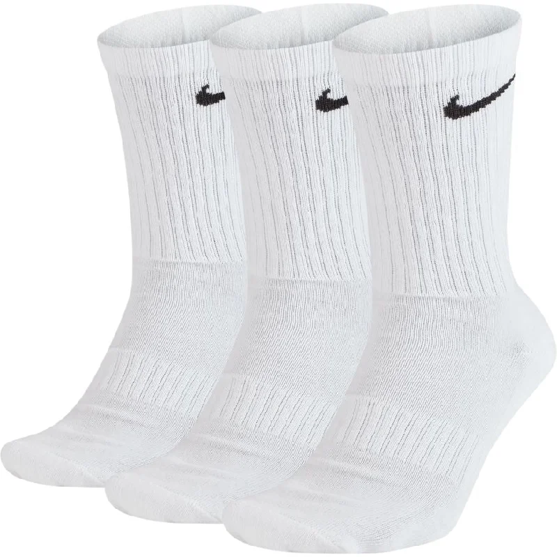 Breathable wool crew-Nike - Everyday Cushion Mens Crew Socks White 3 Pack