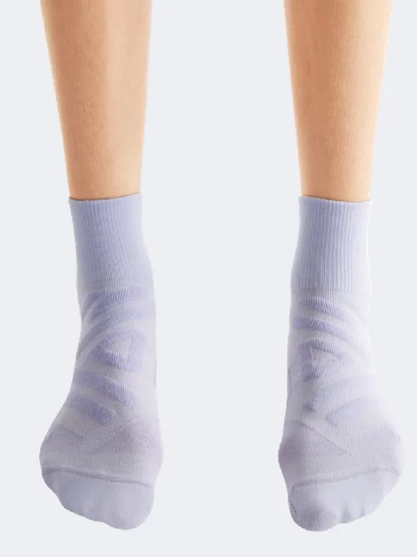 Warm camping socks-On Performance Unisex Running Sock Lavender/Anemone