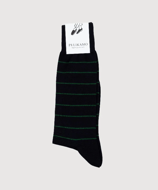 Vintage running socks-Striped Cotton Socks