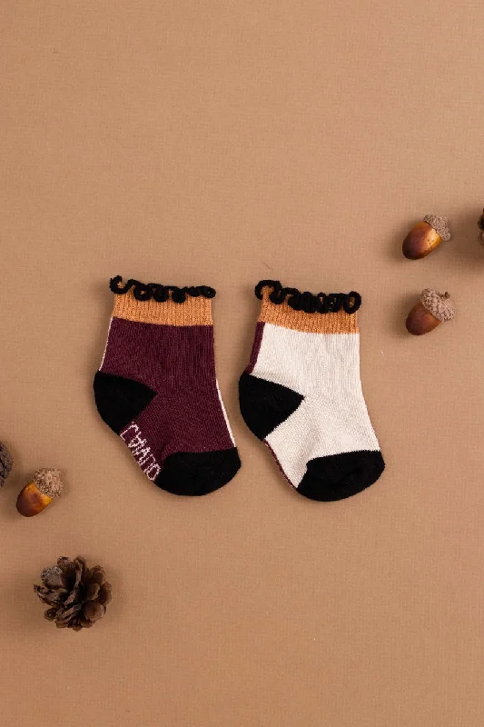 Retro cozy socks-Presley Fall Ankle Sock (*FINAL SALE*)