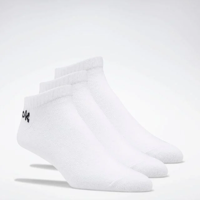 Modern animal socks-Reebok Active Core Low-Cut 3 Pairs Unisex Training Sock White