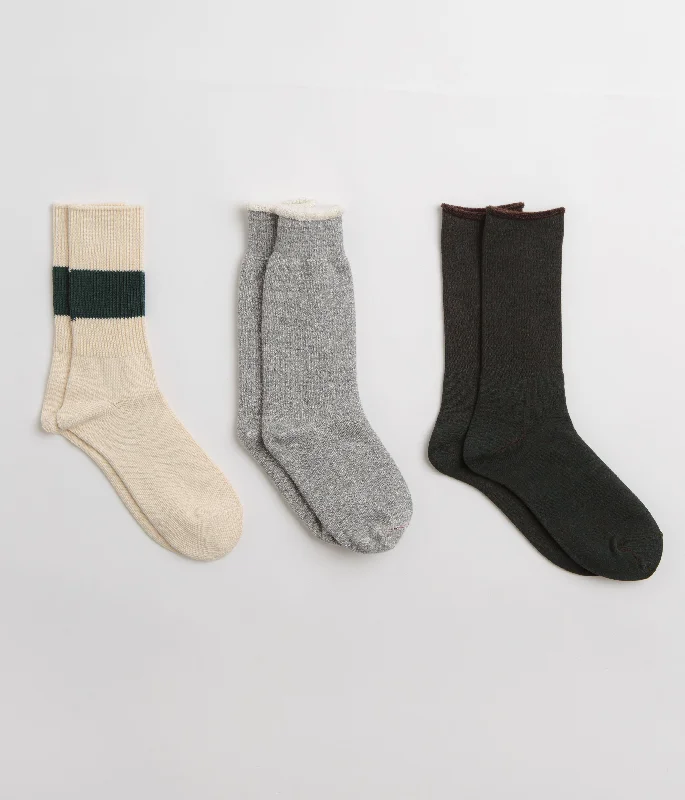 Bright wool socks-RoToTo Special Trio Socks (3 Pack) - Green