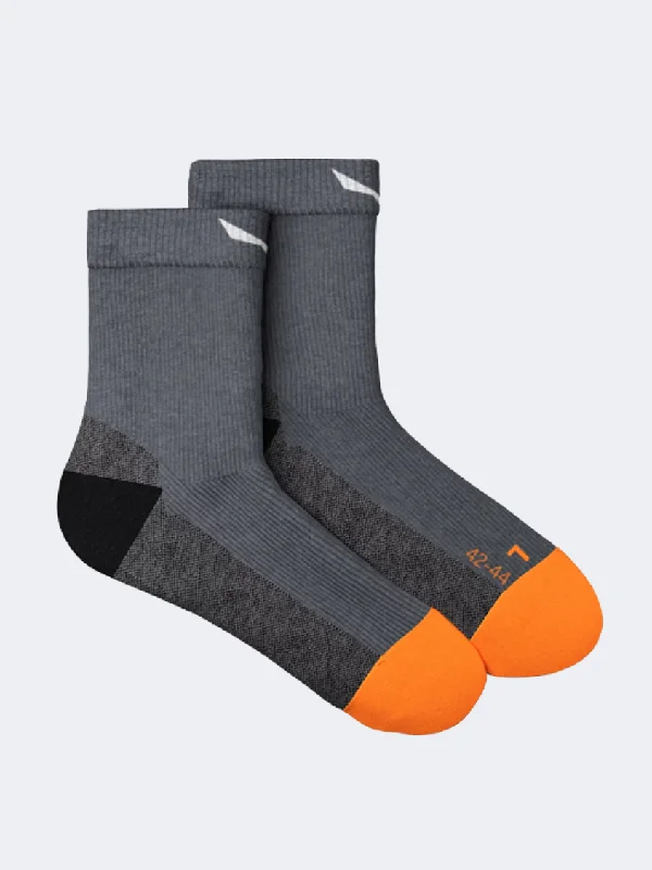 Performance trail socks-Salewa Mountain Trainer Merino Men Sock Grey Melange