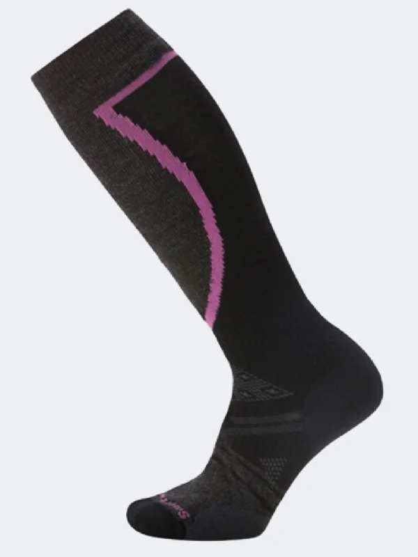 Fuzzy thermal socks-Smartwool Fc Otc Women Skiing Sock Black/Purple