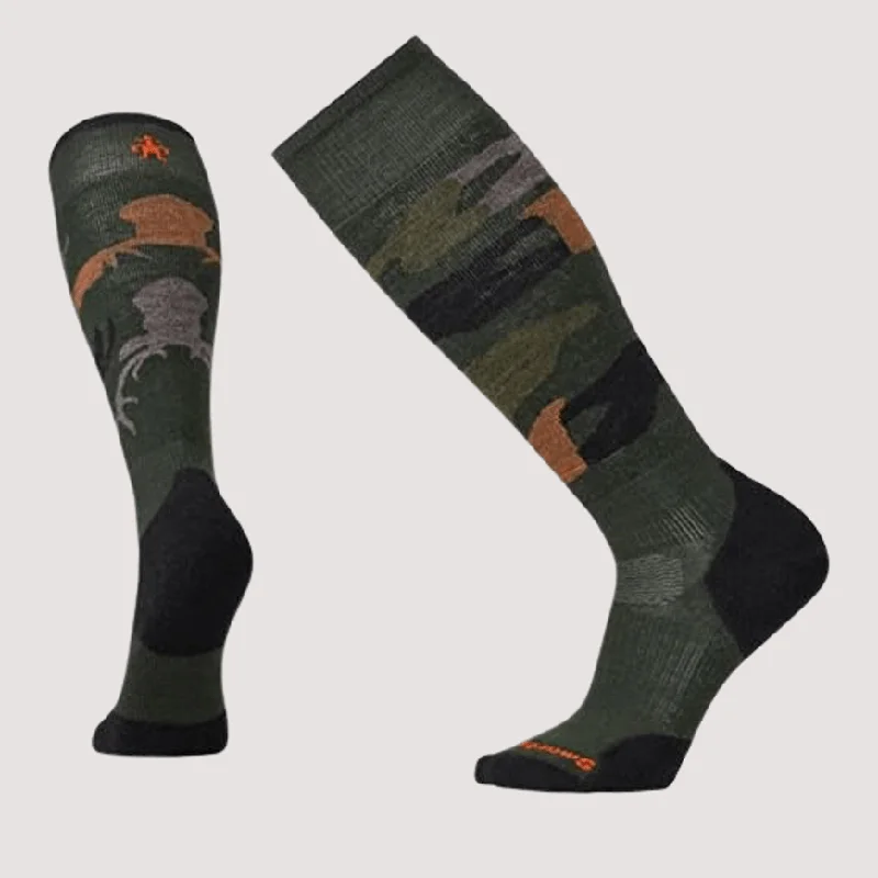 Fun holiday socks-Smartwool Phd Slopestyle Unisex Skiing Sock Revelstoke Forest