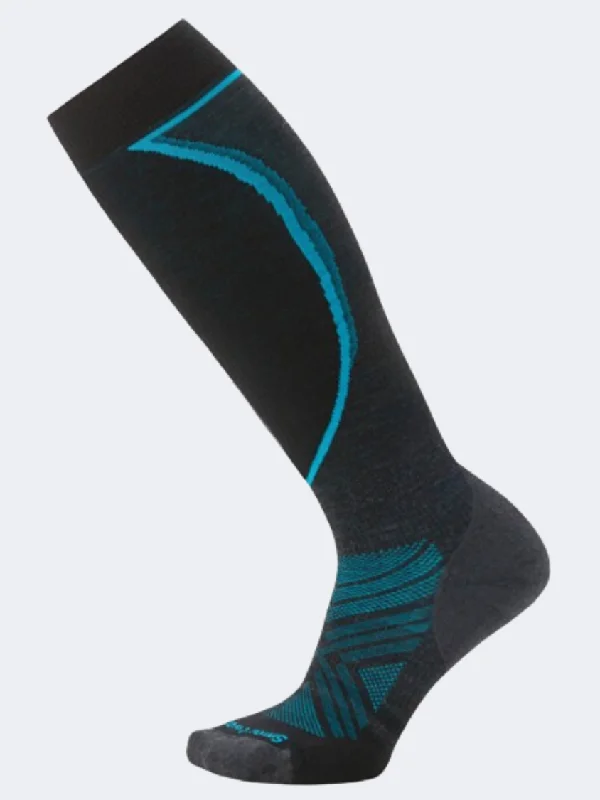 Thin running socks-Smartwool Tc Otc Women Skiing Sock Charcoal