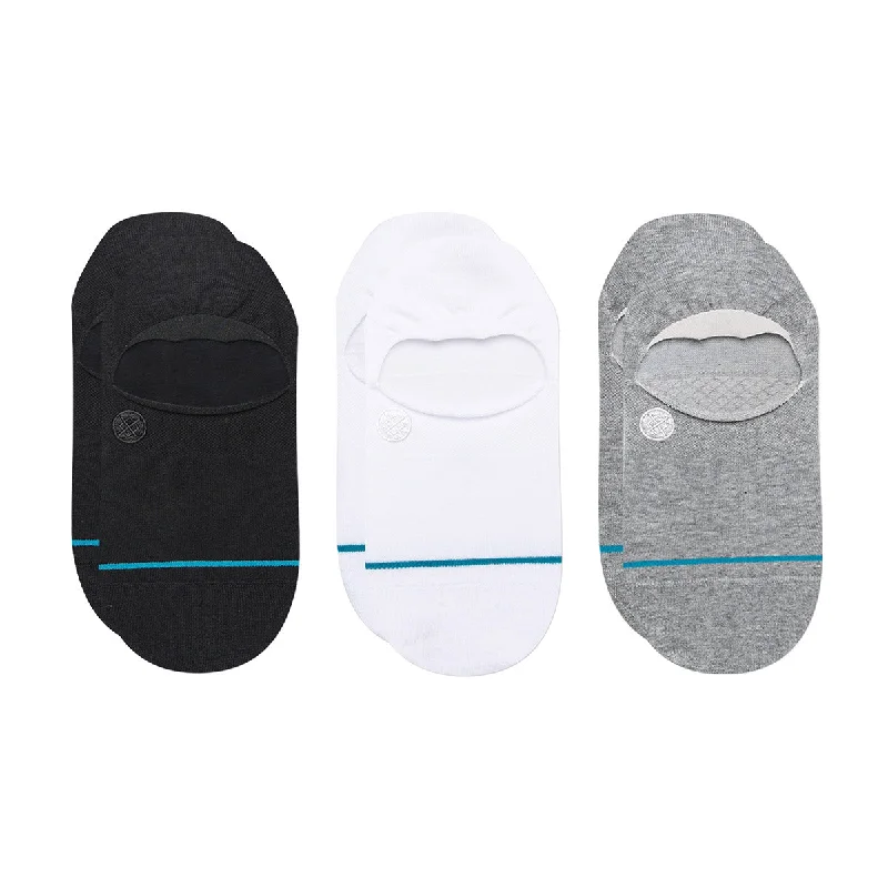 Premium athletic socks-Stance - Icon 3 Pack No Show Socks Multi