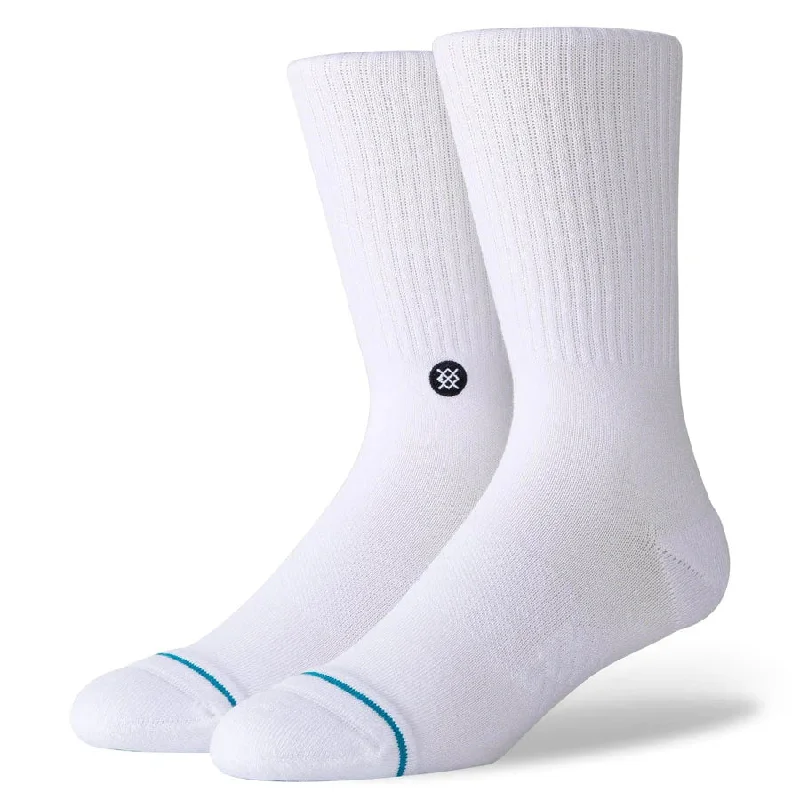 Athletic fuzzy socks-Stance - Icon Socks White