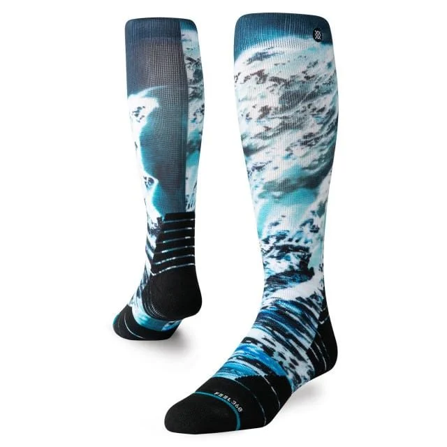 Classic red socks-Stance Skiing M758C19Bys Blue Yonder Snow Sock