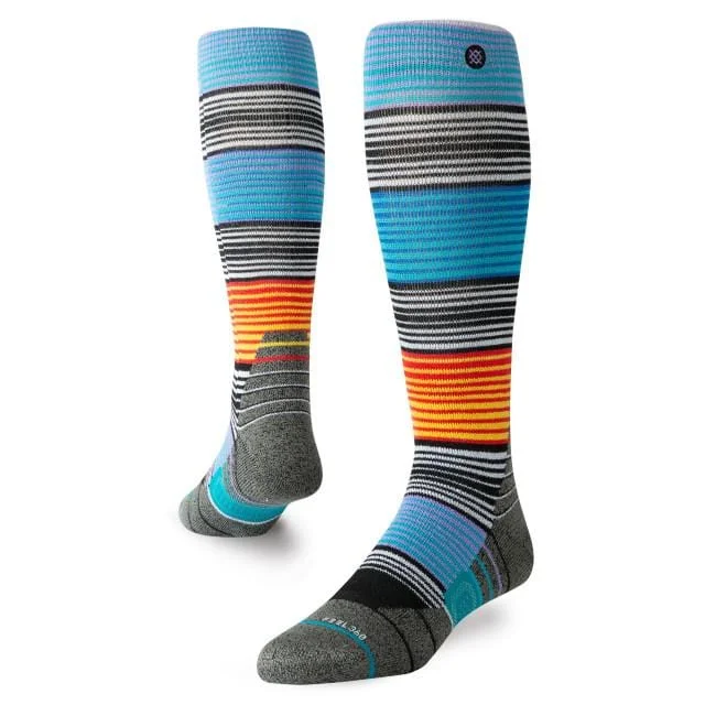 Trendy knit socks-Stance Skiing M758C19Mtn Multi Mens Mountain 2 Pack Sock