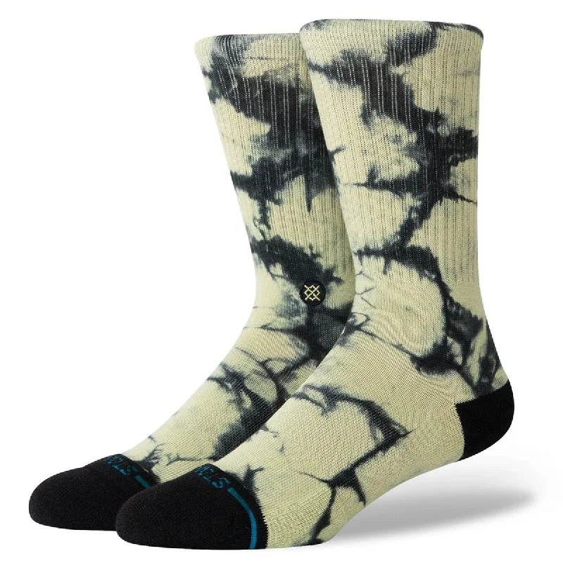 Casual bamboo socks-Stance - Well Worn Socks Green/Black