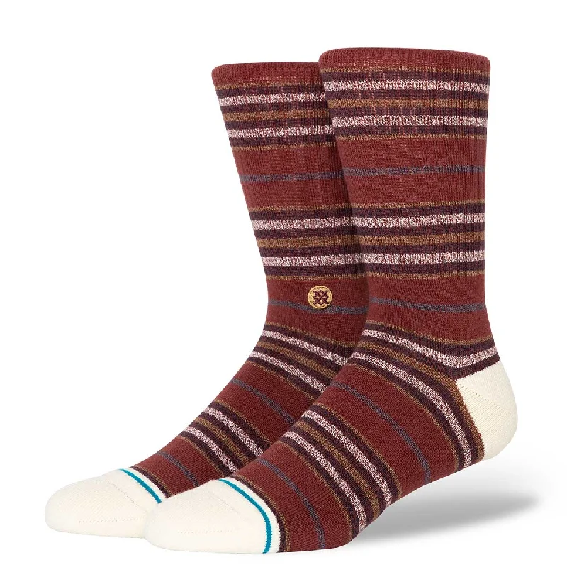 Minimalist striped socks-Stance - Wilfred Socks Maroon