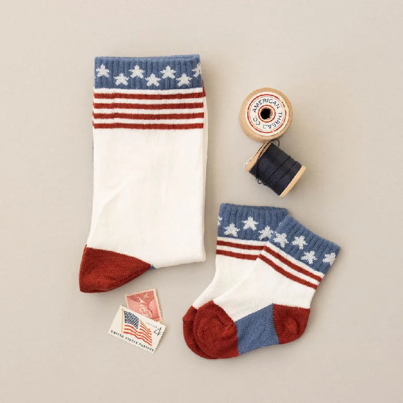 Thin gym socks-Stars and Stripes Sock ADULT