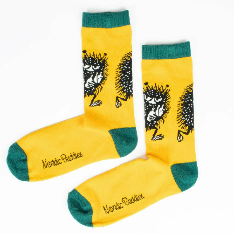 Minimalist running socks-Stinky Pranking Socks Yellow 40-45 - Nordicbuddies