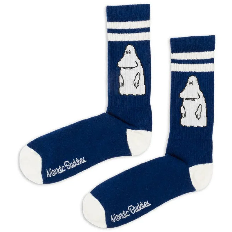 Quirky knit socks-The Groke Socks Blue - Nordicbuddies