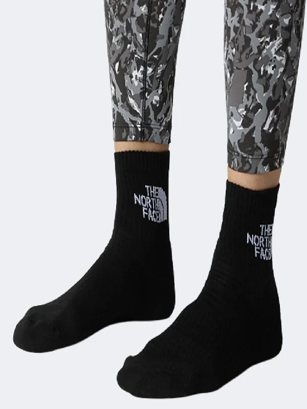 Luxury bamboo socks-The North Face Multi Cush Unisex Hiking Sock Black