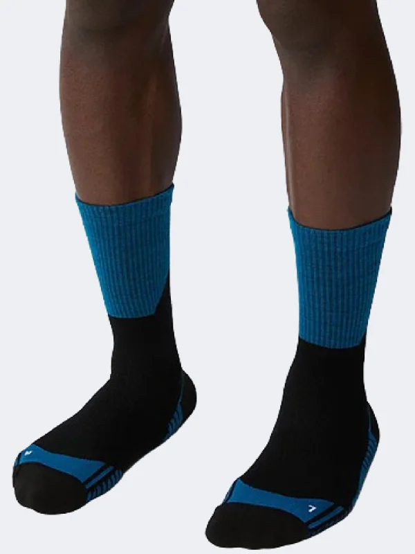 Bold striped socks-The North Face Unisex Hiking Sock Black/Adriatic Blue