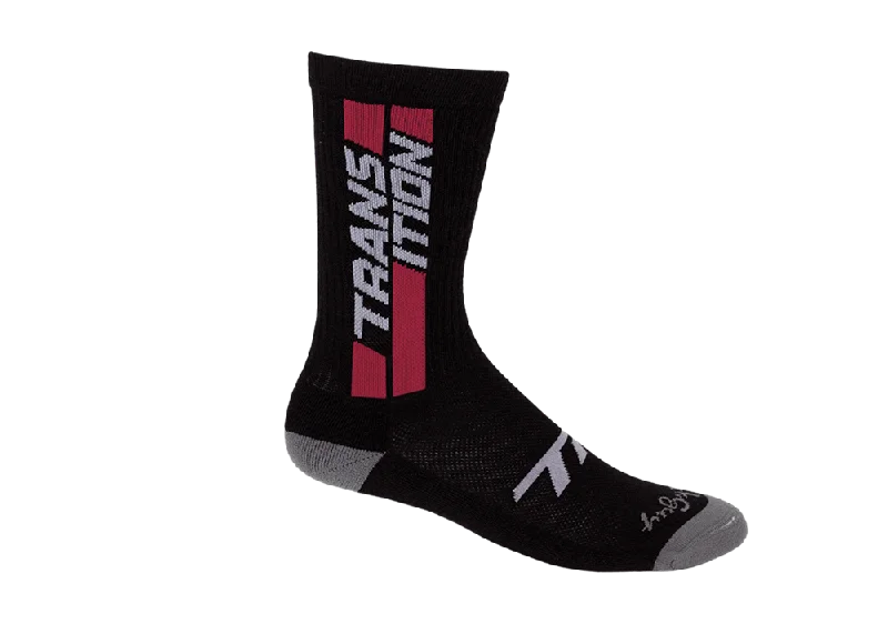 Breathable wool socks-Transition Steeps Sock Raspberry