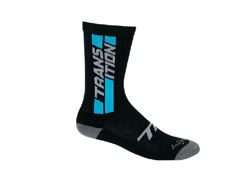 Handmade cozy crew-Transition Steeps Sock TR Blue