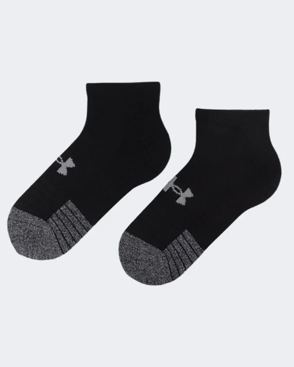 Breathable wool socks-Under Armour Heatgear Pack Of 3 Unisex Training Sock Black/Steel