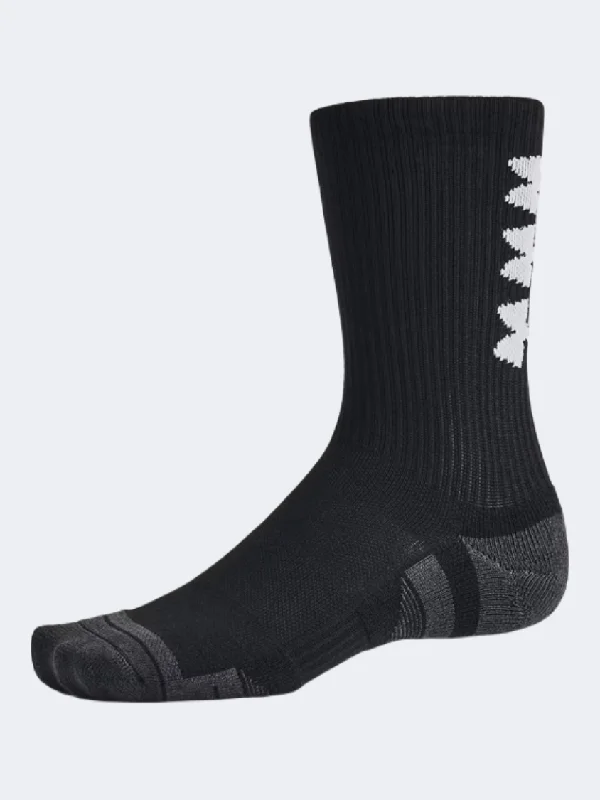 Formal cotton socks-Under Armour Performance Tech  Unisex Training Sock Black/White