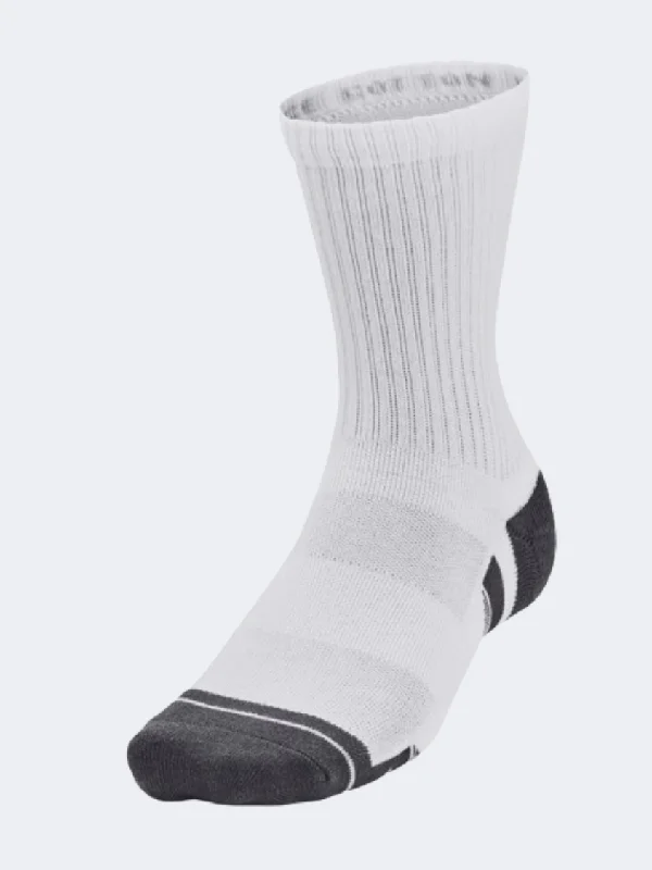 Anti-slip wool socks-Under Armour Performance Unisex Training Sock White/Pitch Grey